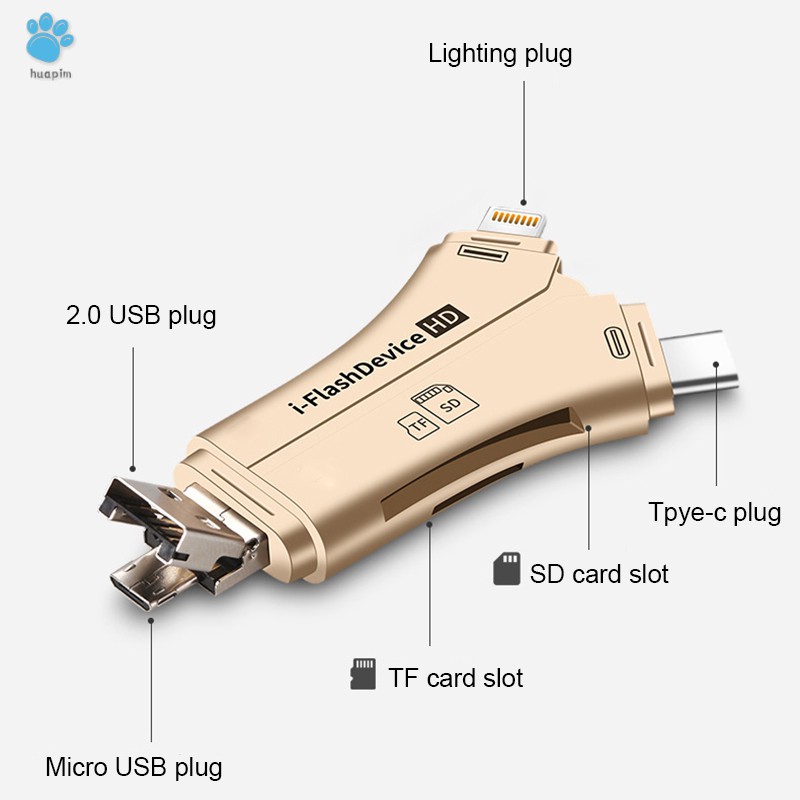 Đầu Đọc Thẻ Nhớ Đa Năng Cho Android, Apples Tf / Sds