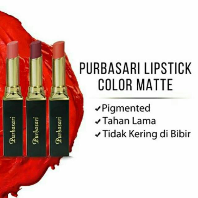 (hàng Mới Về) Son Lì Purbasari Nhiều Màu Sắc Lựa Chọn | BigBuy360 - bigbuy360.vn