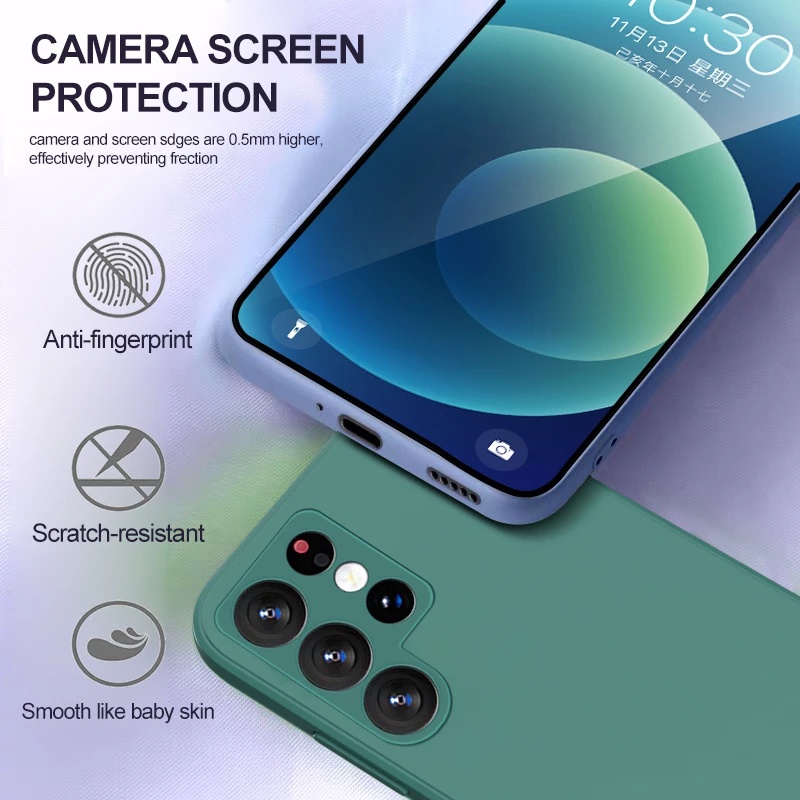 Ốp lưng silicon lót nỉ Cho OPPO A98 A77 A77s A96 A94 A74 A54 A93 A73 A53 A33 A76 A92 A52 A72 A32 4G 5G 2022 2023