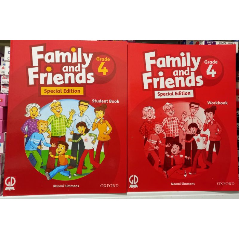 tiếng Anh lớp 4 Family and Friends (2 quyển) tặng 2 giấy bao kiếng