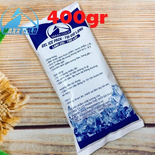 Combo 10 túi đá gel maxx cold 400gr