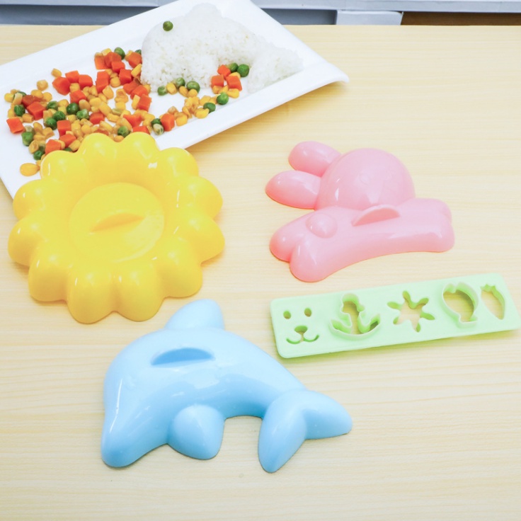 Khuôn tạo hình cơm hình thú mẫu mới