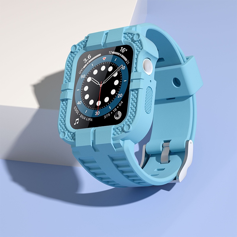 Dây Đeo Dạng Giáp Cho Đồng Hồ Thông Minh Smart Watch 7 6 5 4 3 SE 45mm 41mm 44mm 42mm 40mm 38mm