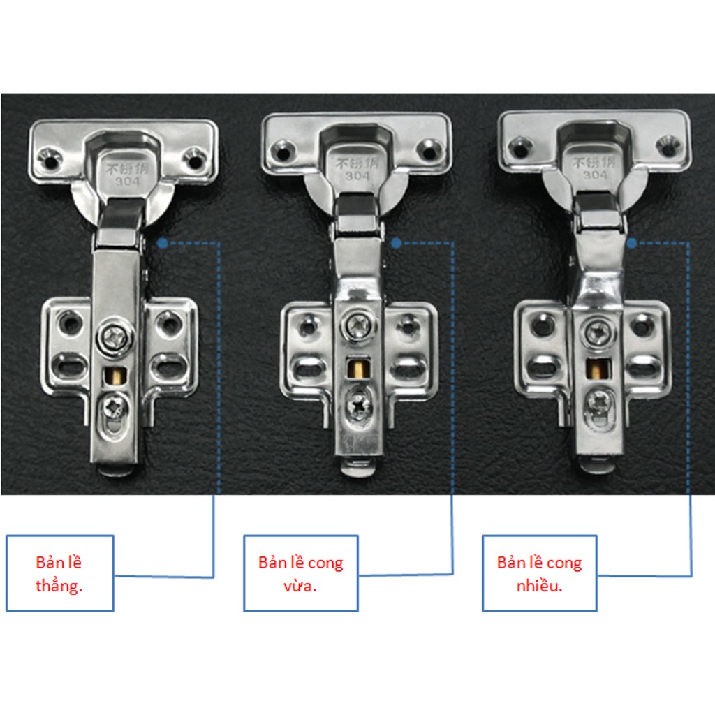 . . Bản lề giảm chấn Inox 304, lõi đồng,tháo lắp nhanh BOSS .. .. * *