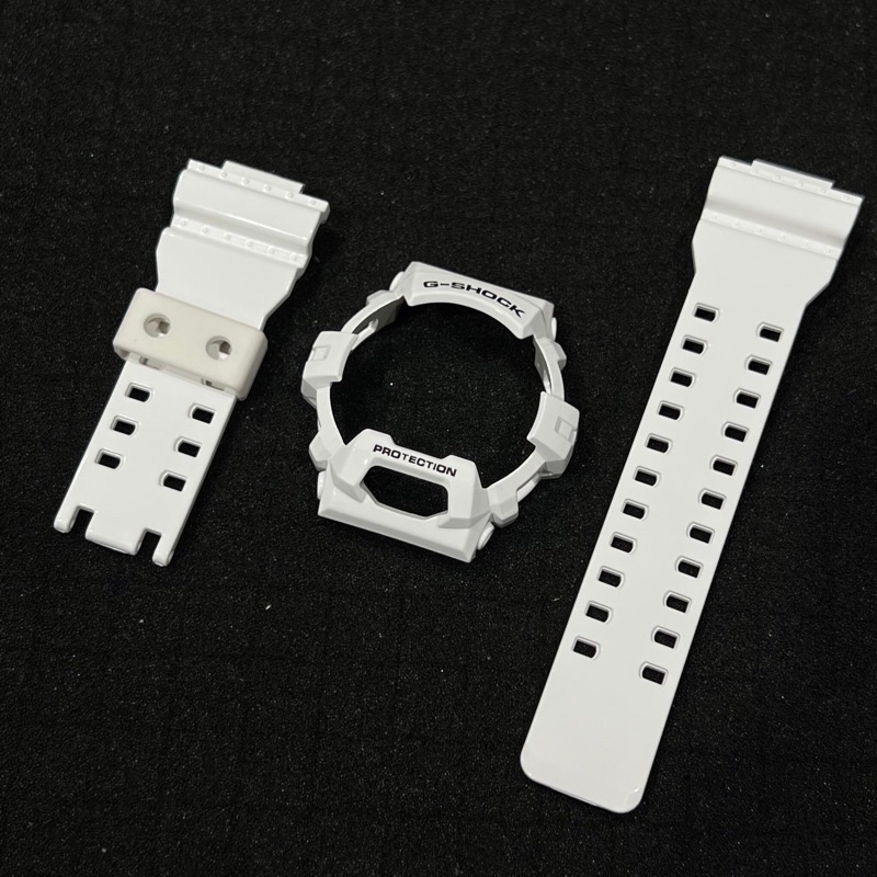 Set vỏ dây đồng hồ casio G-shock G-8900 Trắng bóng