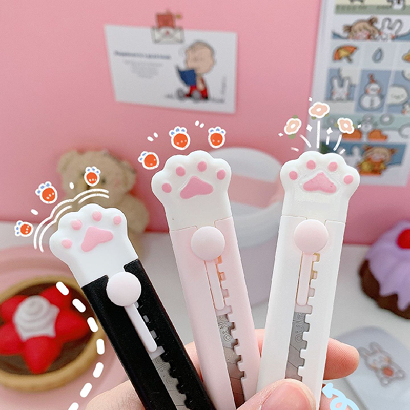 Dụng cụ cắt giấy hình chân mèo đáng yêu