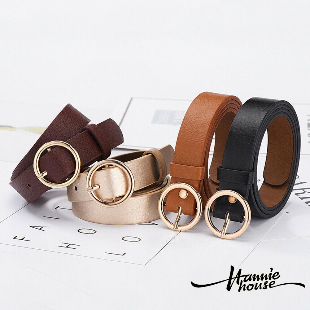 Thắt Lưng Da Khóa Vuông Thời Trang Cho Nữ