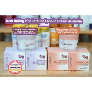 Kem dưỡng cừu Careline Lanolin Cream Australia 100ml