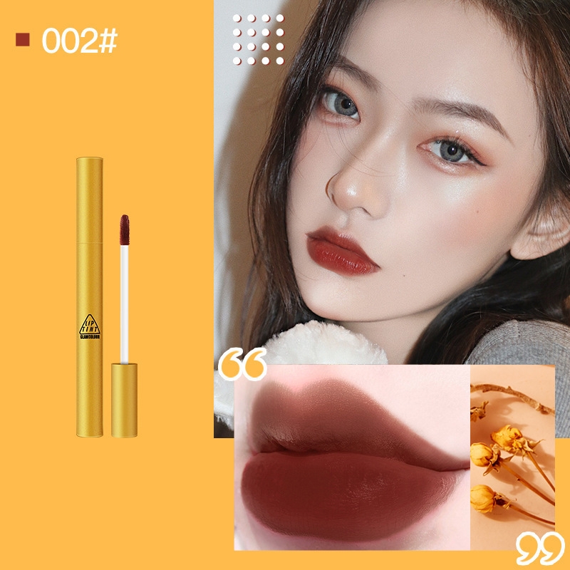 Son kem lì Glam Colour trang điểm lâu trôi không làm khô môi không dính cốc thời trang dành cho bạn nữ