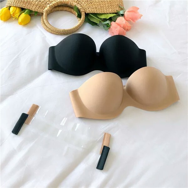 Áo chống tuột  A218, áo ngực dùng mặc dồ hở vai và lưng nâng Đẩy Ngực Siêu Đẹp - TinTin888