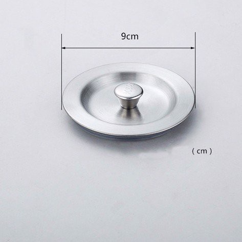 Nắp đậy bồn rửa chén/bát bằng INOX size 9cm