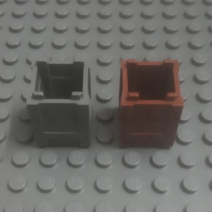 Lego Container, Box 2 x 2 x 2 - Top Opening