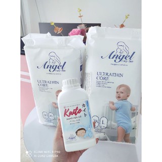 (SALE-Chính hãng) Bỉm quần/ Tã dán Angel L56, L38, XL36, XXL34 đủ size cho bé