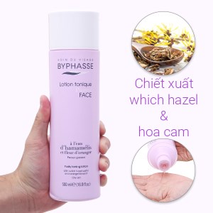 Byphasse Purity Toning Lotion with Witch Hazel Water and Orange Blossom 500ml - Nước Hoa Hồng Cho Da Dầu