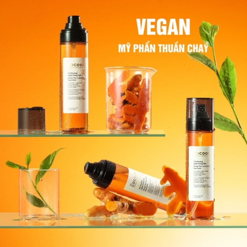 Xịt Khoáng Nghệ Hưng Yên Cocoon Sáng Da &amp; Chống Oxy Hóa Turmeric Face Mist