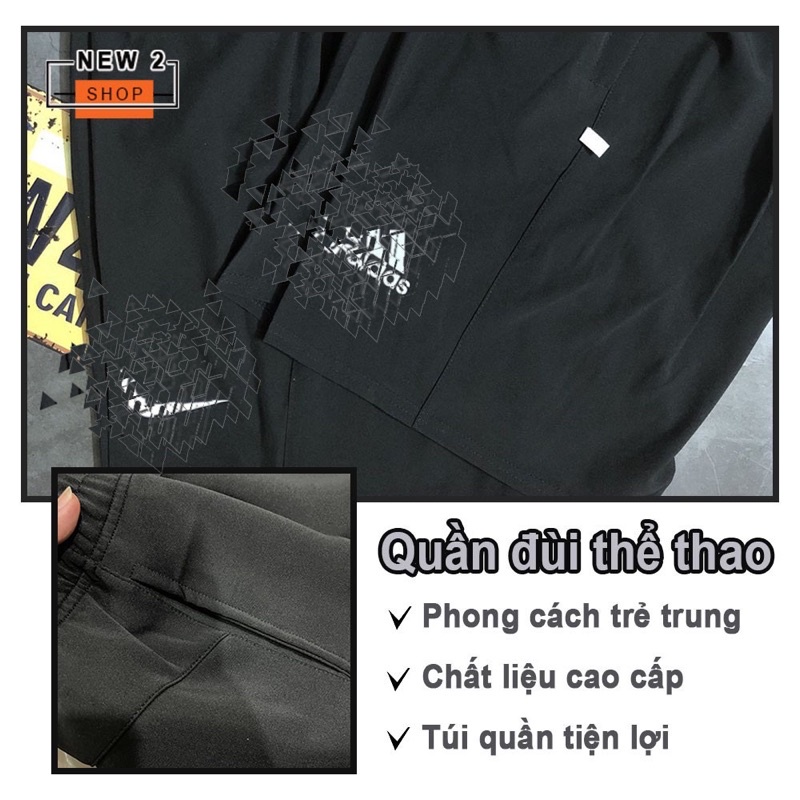 Quần short nam - Quần đùi nam cao cấp chất liệu vải gió co giãn 4 chiều thích hợp đi chơi đi thể thao New2_Shop
