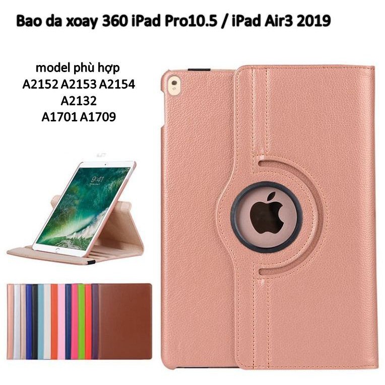 Bao da iPad Pro 10.5, iPad Air3 (10.5 inch) 2019 xoay 360 giá rẻ | BigBuy360 - bigbuy360.vn