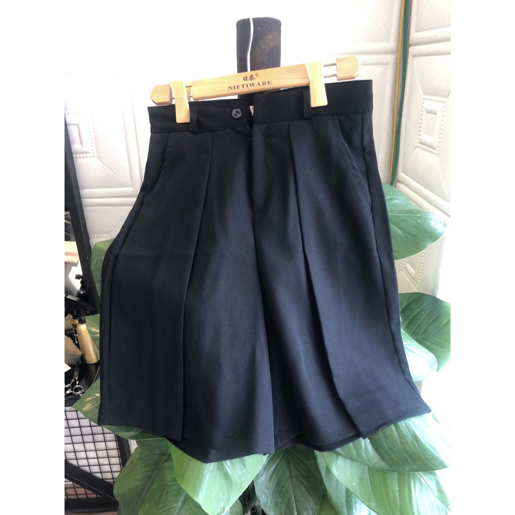 Quần short basic màu đen trắng nâu ghi dễ mix đồ M2066 Dora Style | BigBuy360 - bigbuy360.vn