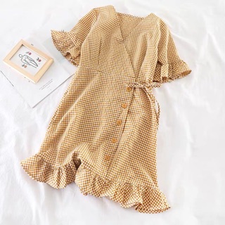 |ORDER| Váy kẻ caro Quảng châu