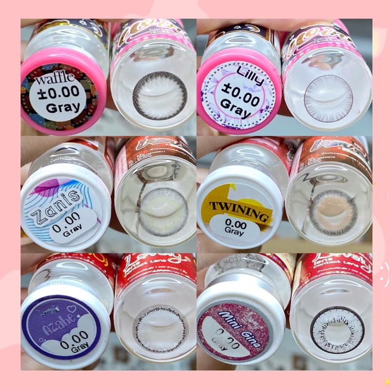 50 mẫu lens Xám Gray -Hot size không giãn 14,0mm không độ_kính áp tròng xám_Sam Eyes_Lens Sam Samm (FREE SHIP)