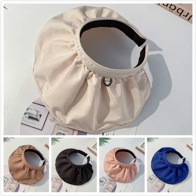 Mũ Lưỡi Trai Hở Chóp Chống Nắng 5 Màu Tùy Chọn Phong Cách Hàn Quốc Cho Nữ