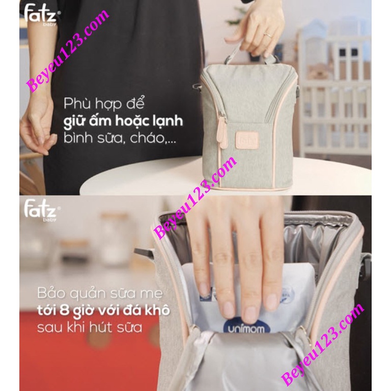Túi giữ nhiệt bình sữa đơn hoặc đôi FatzBaby FB2015SL, FB2016SL Fatz