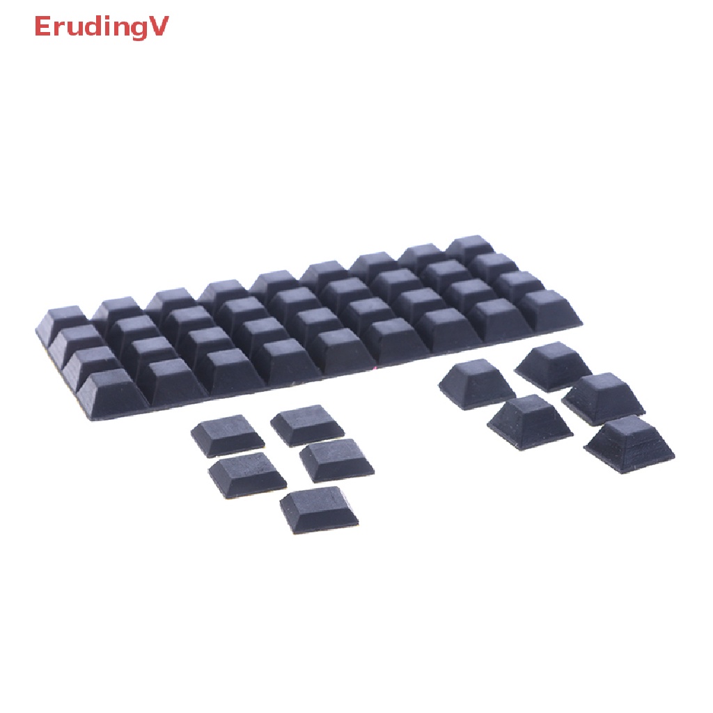 Bộ 40 Miếng Đệm Cao Su Hình Vuông Chặn Cửa Chống Va Chạm