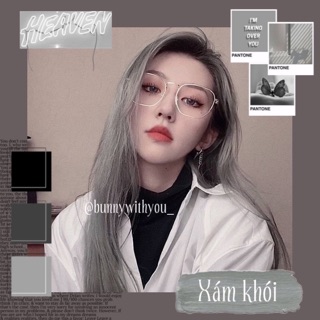 Thuốc nhuộm tóc xám khói ( phải tẩy )