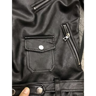 Áo da biker nam biker cao cấp