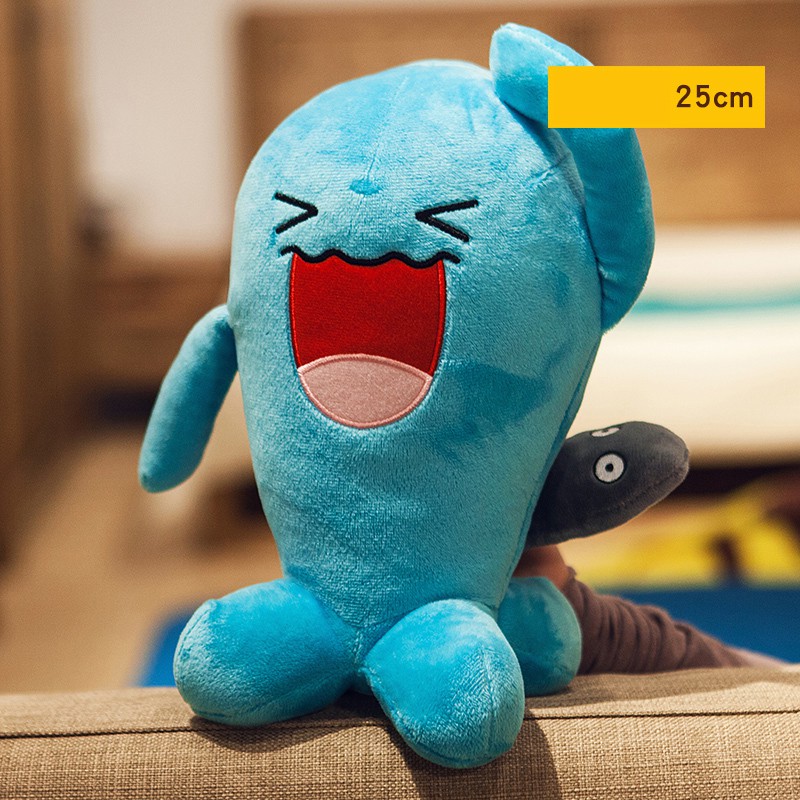 Gấu Bông Pokemon Wobbuffet Xanh Vui Nhộn (25 Cm)