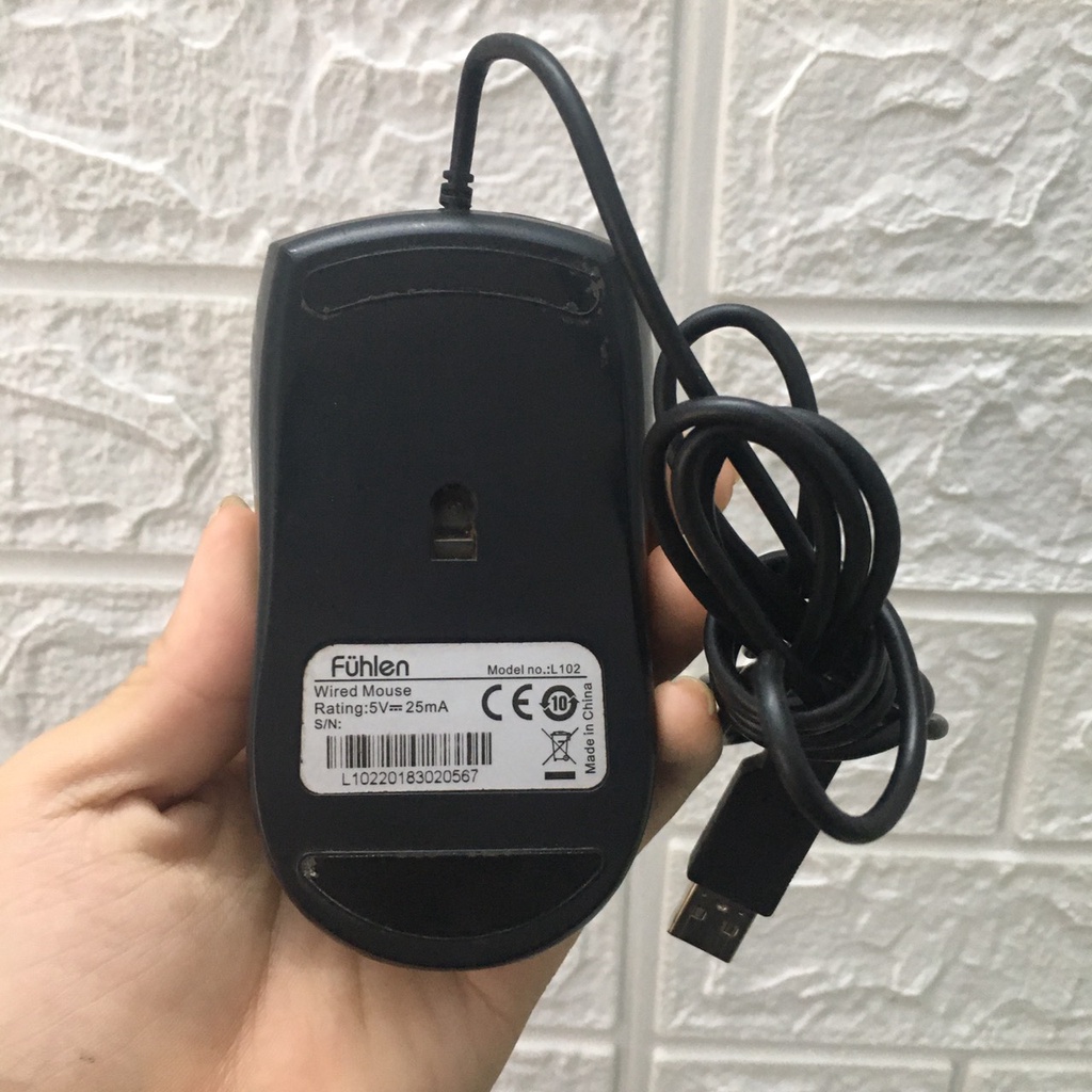Chuột Fuhlen L102 có dây like new chính hãng giá rẻ