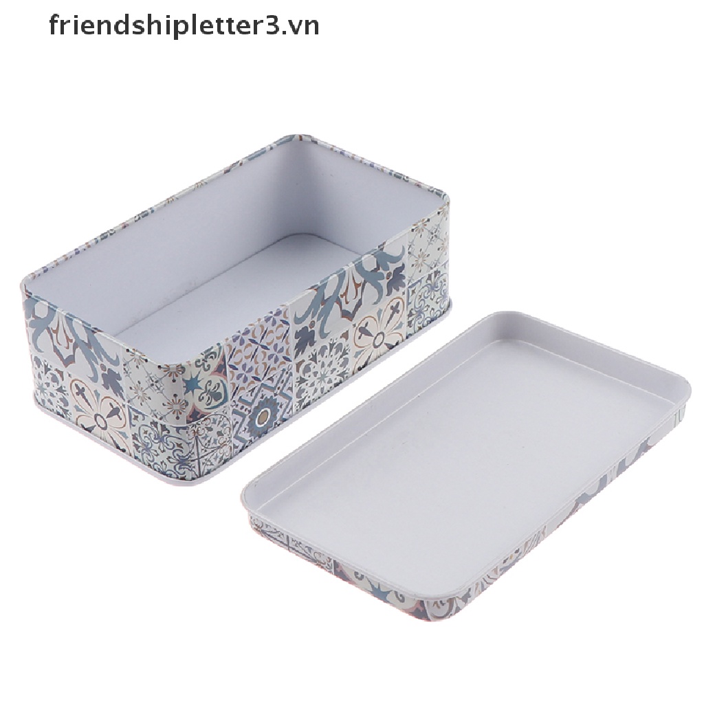 Hộp Thiếc Đựng Thuốc / Trang Sức Hình Chữ Nhật Kích Thước 11.5 * 6.5 * 4Cm