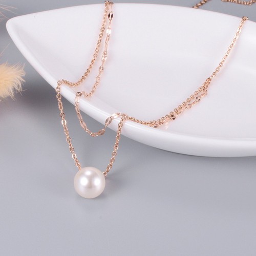 Dây Chuyền 2 Tầng Titan Không Đen TT 2292