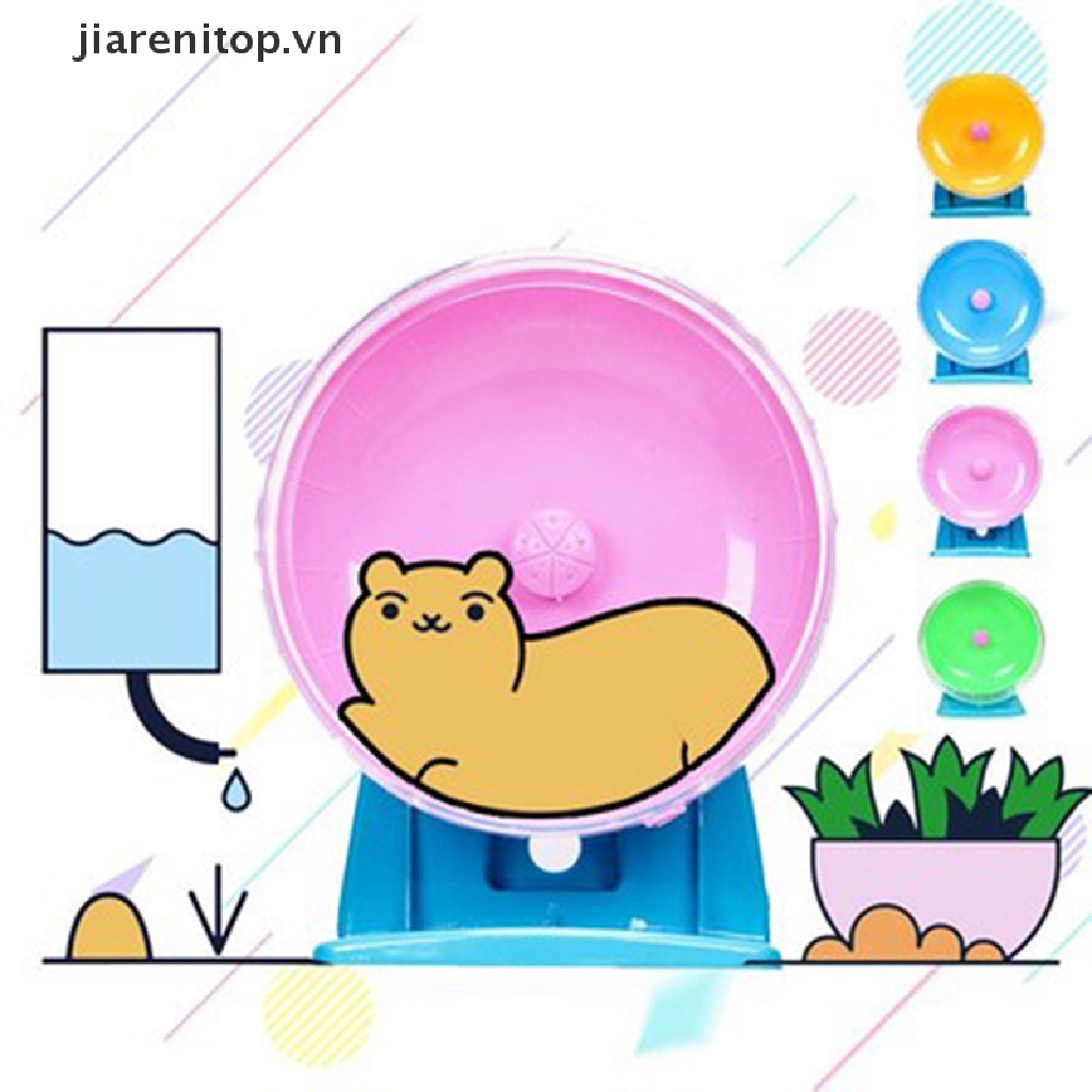 Đồ chơi bánh xe chạy bộ bằng nhựa dễ thương cho chuột hamster VN