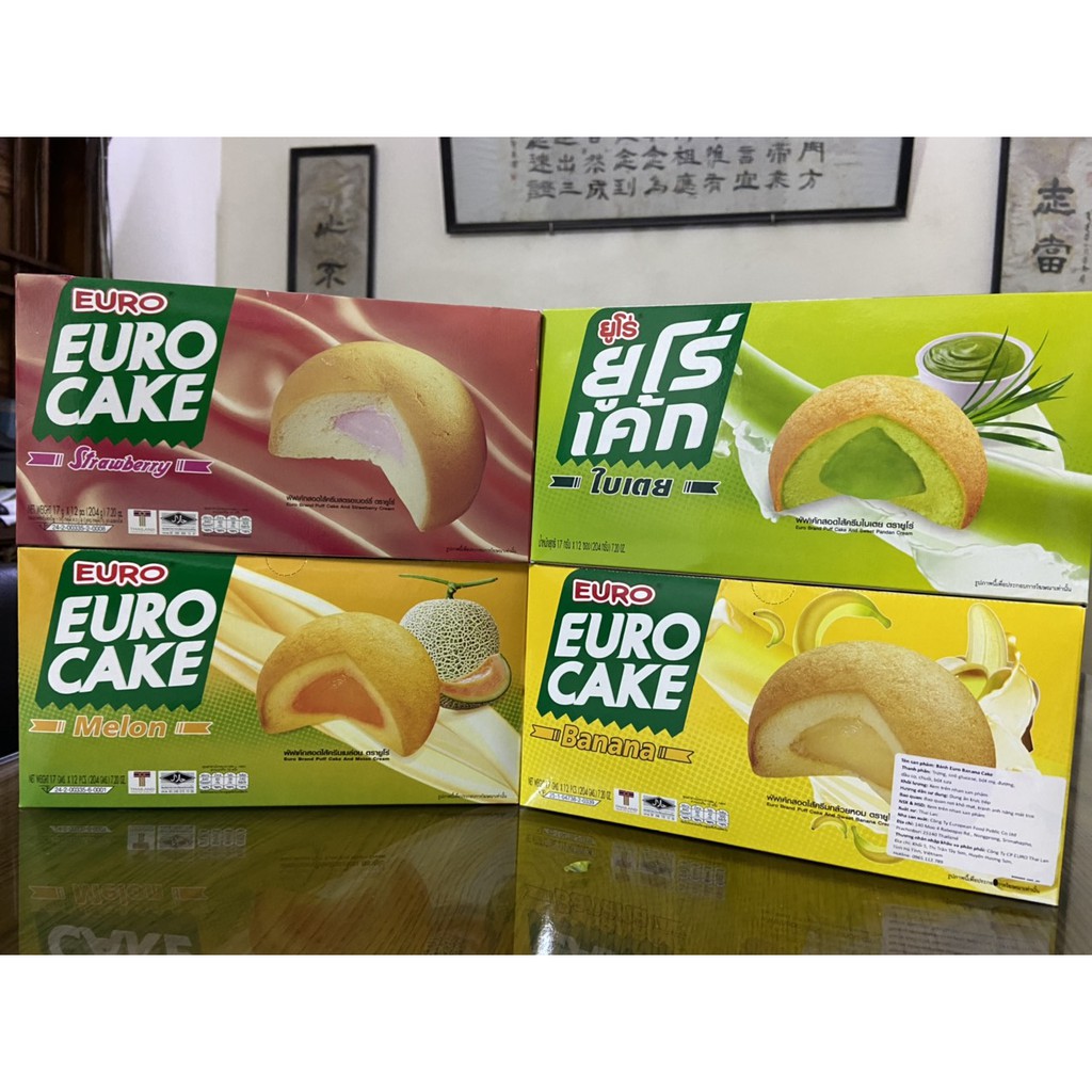 BÁNH TRỨNG EURO CAKE CUSTARD CAKE THÁI LAN 300G