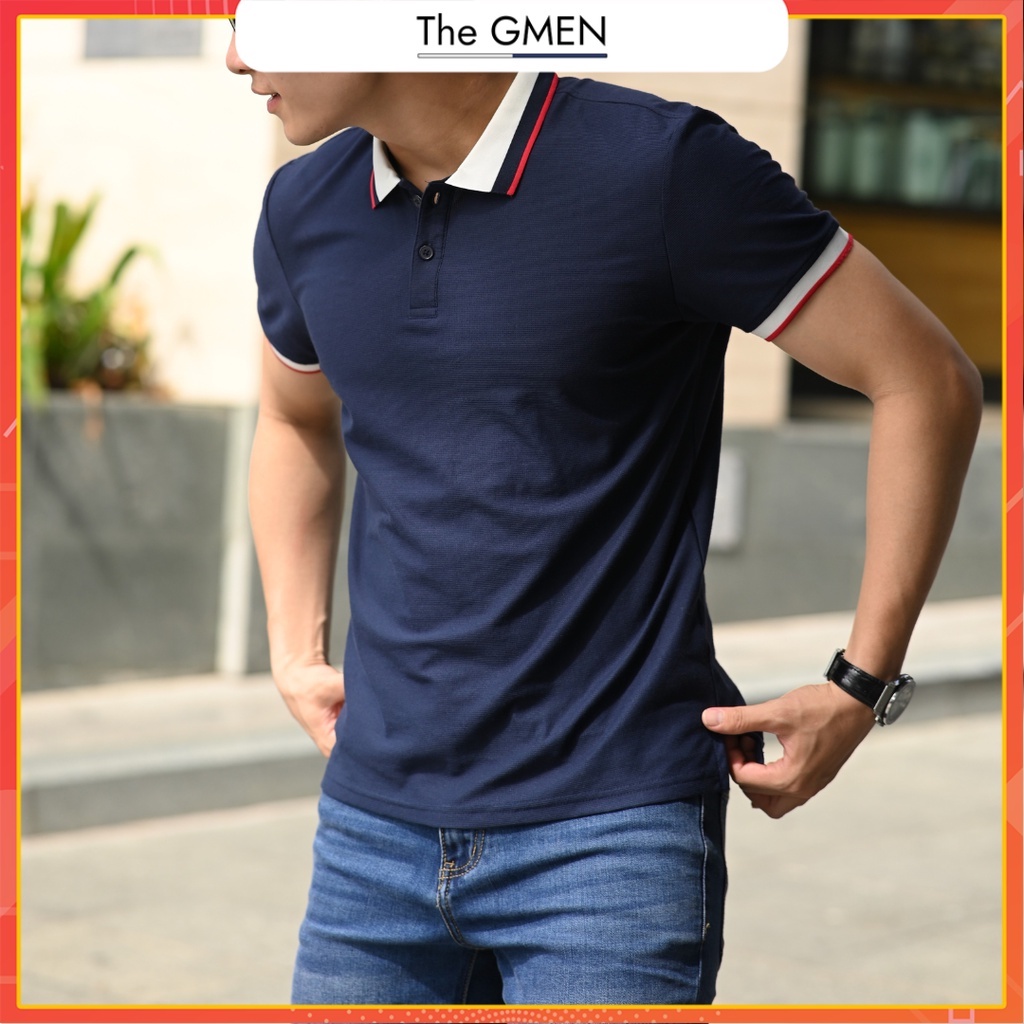 Áo Polo lacoste cho nam THE GMEN Cosmo Polo chất vải cá sấu cao cấp, trẻ trung, thoáng mát