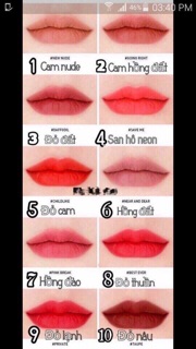 Son 3CE kem lỳ