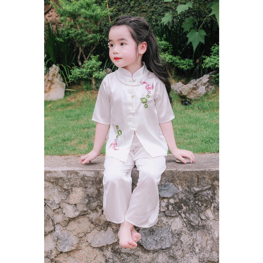 Đồ Lam Đi Chùa # SET Mẫu Cá Cho Mẹ và Bé# SET MẸ VÀ BÉ