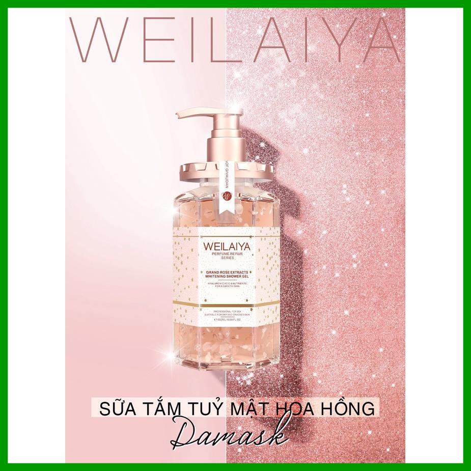 Sữa Tắm Trắng Da Cánh Hoa Hồng Damask Weilaiya , Dưỡng Ẩm, Dưỡng Trắng Lưu Hương Thơm Lâu Toàn Thân - SLIM BEAUTY | BigBuy360 - bigbuy360.vn