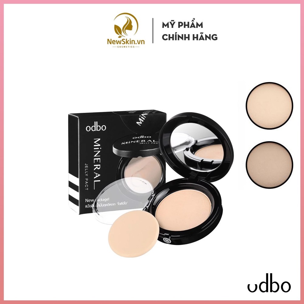 Phấn Tươi ODBO Mineral Jelly Pact Makeup Powder SPF 36 PA++ OD619