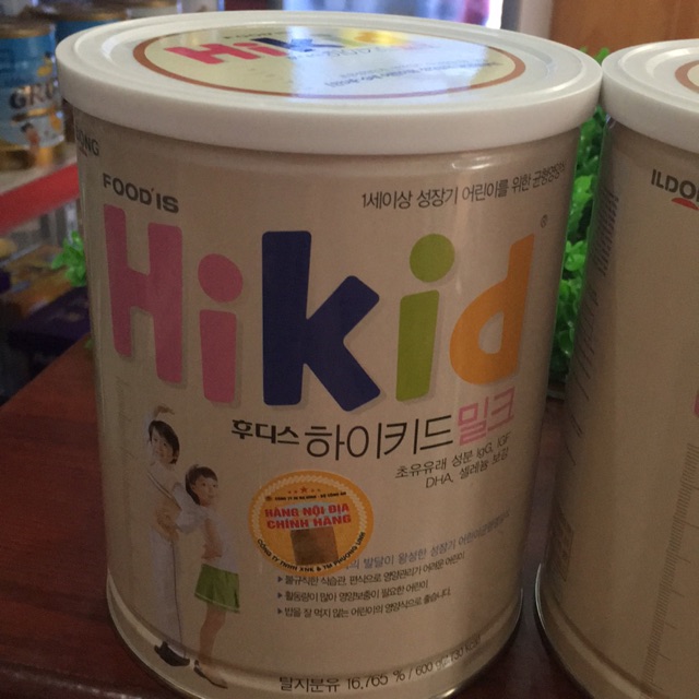Sữa Hikid vani 600 g ( Thanh lý nghỉ bán )