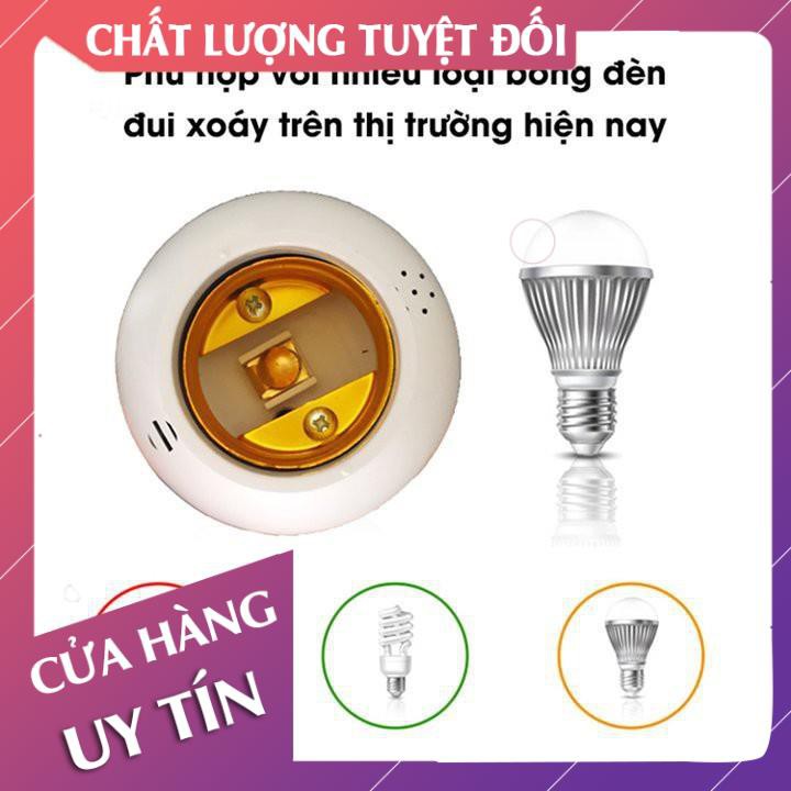 [Hàng loại 1] Đui đèn cảm biến âm thanh thông minh, tự động sáng khi có âm thanh, cảm ứng cao cấp  - Lan Chi Mart