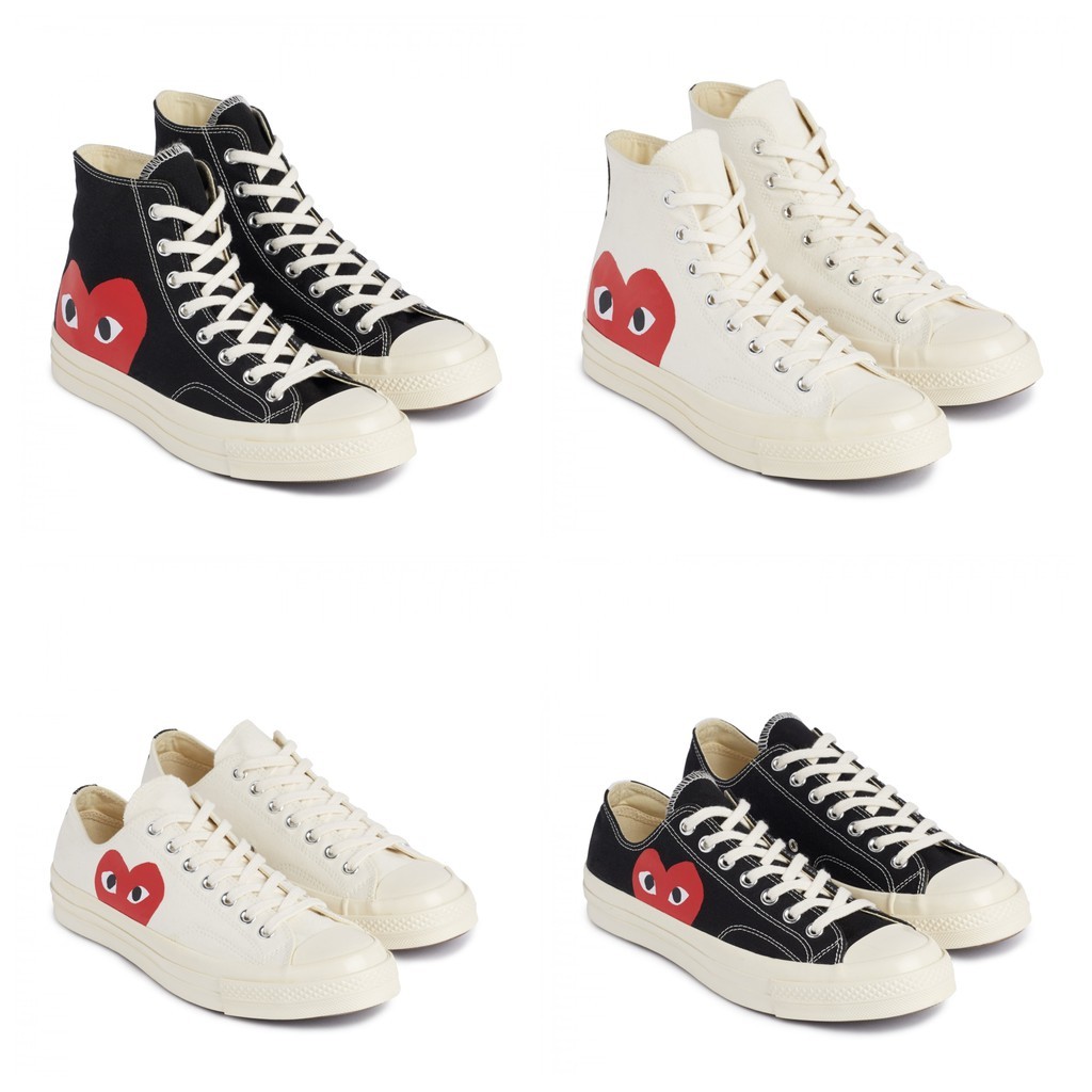 Giày Thể Thao CONVERSE Des Garcons CDG PLAY 1970s Chất Lượng Cao