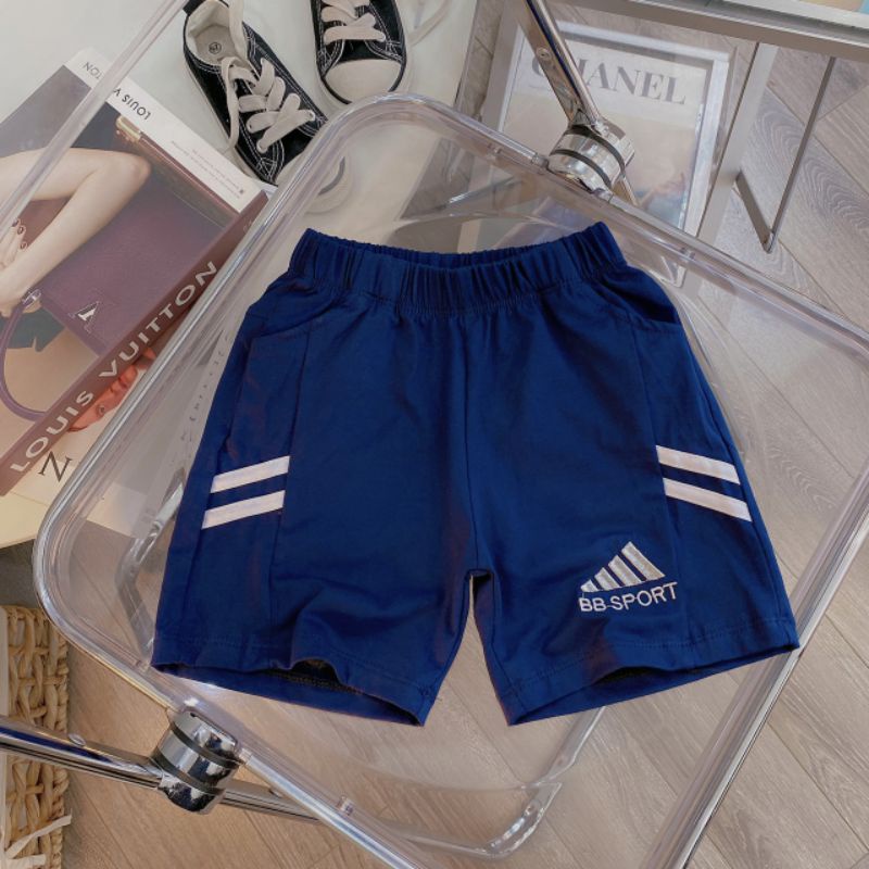 Quần đùi cotton Sài Gòn bé trai BB sport