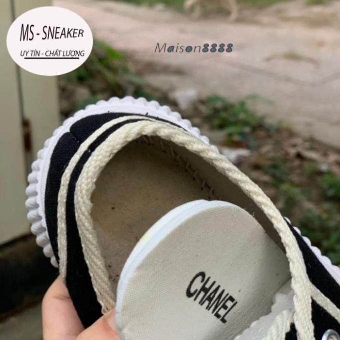 Giày chanel mới tăng chiều cao, giày sneaker chaneo full phụ kiện hàng cao cấp, full size 36-39 Maison8888