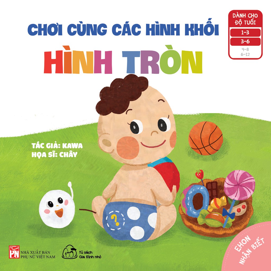 Sách - Ehon Nhận biết - Chơi cùng các hình khối: Hình tròn | BigBuy360 - bigbuy360.vn