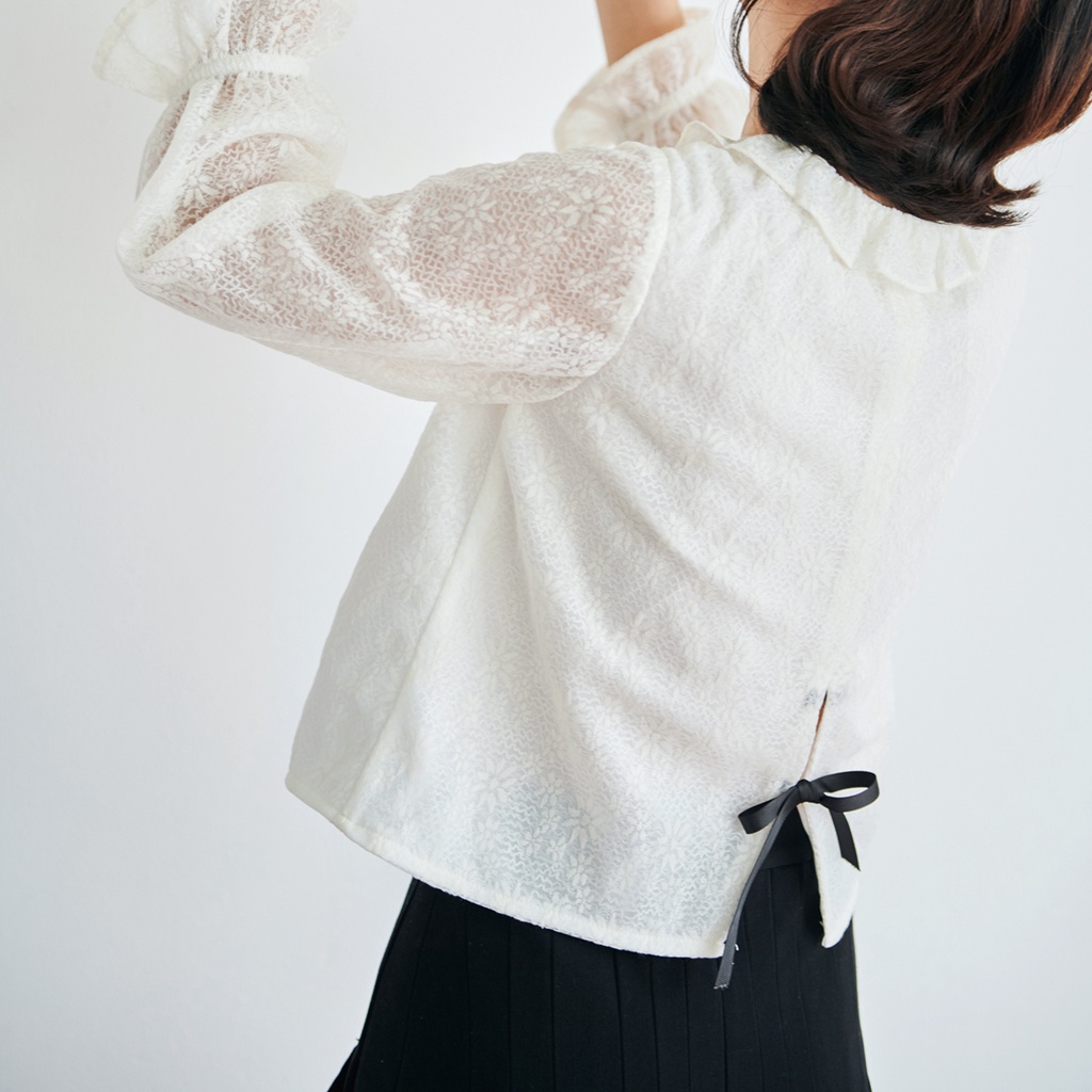 BLEUBIRD Áo sơ mi ren LACE SHIRT