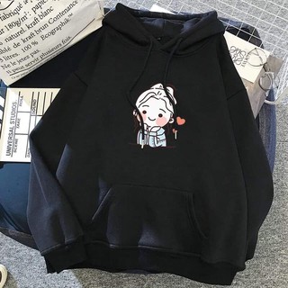 [Sói Xám] [Free ship 50k] ❤️❤️❤️-  Áo hoodie 5D chàng trai cô gái HT12 -Vải xịn