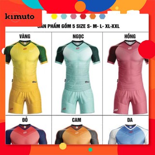 Áo bóng đá, bộ đồ đá banh CP VITAR không logo vải sọc đặc biệt cp sport
