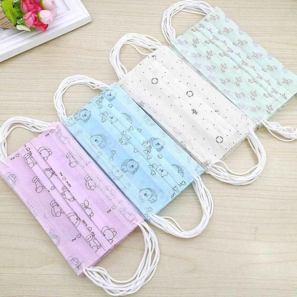 Set 10 Khẩu Trang Y Tế 3 Lớp In Họa Tiết Kháng Khuẩn | BigBuy360 - bigbuy360.vn